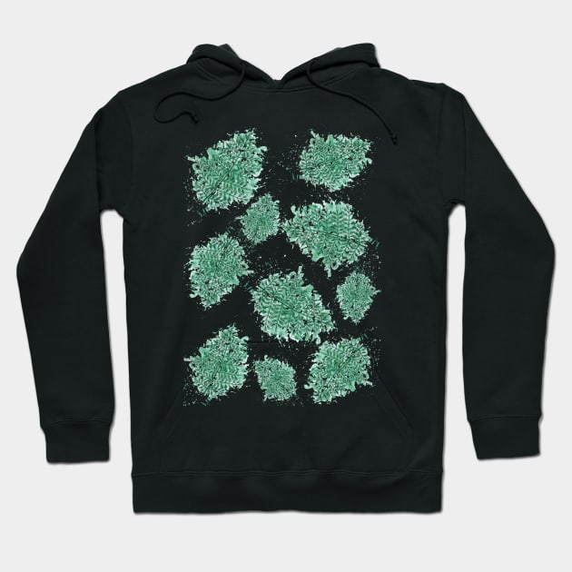 Compound Leaf Branch Print - Botanical water colour print Hoodie by B-ARTIZAN